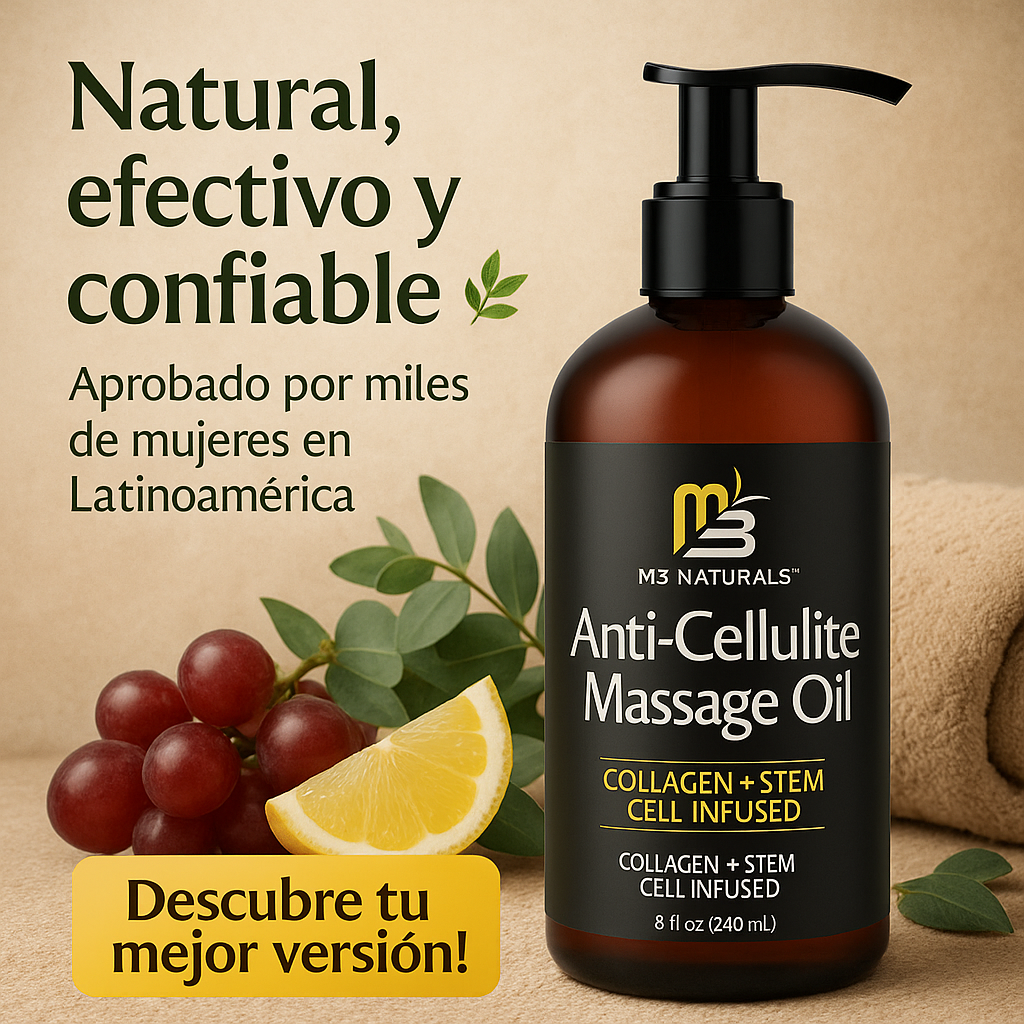 ACEITE ANTICELULITIS: ¡ROMPE CON LA CELULITIS Y RECONSTRUYE LA CONFIANZA QUE EMPIEZA EN TU PIEL! - Todo y mas