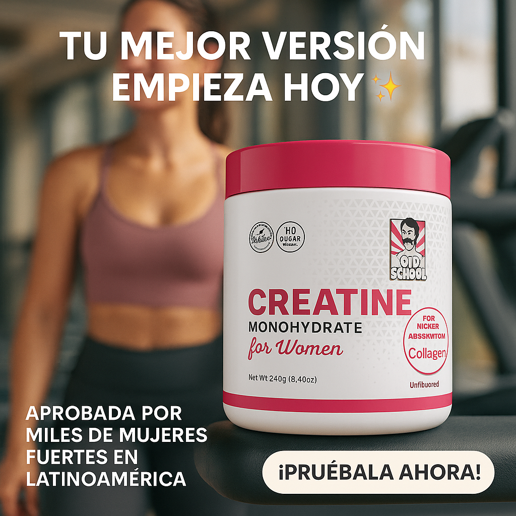 CREATINA MONOHIDRATADA PARA MUJERES®: ¡LA CREATINA NO ES SOLO PARA HOMBRES! - Todo y mas 