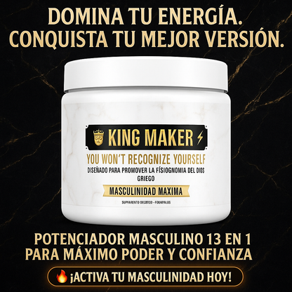 KING MAKER: DESATA TU MÁXIMA MASCULINIDAD Y FORJA EL FÍSICO DE UN DIOS GRIEGO QUE DESEAS. - Todo y mas 