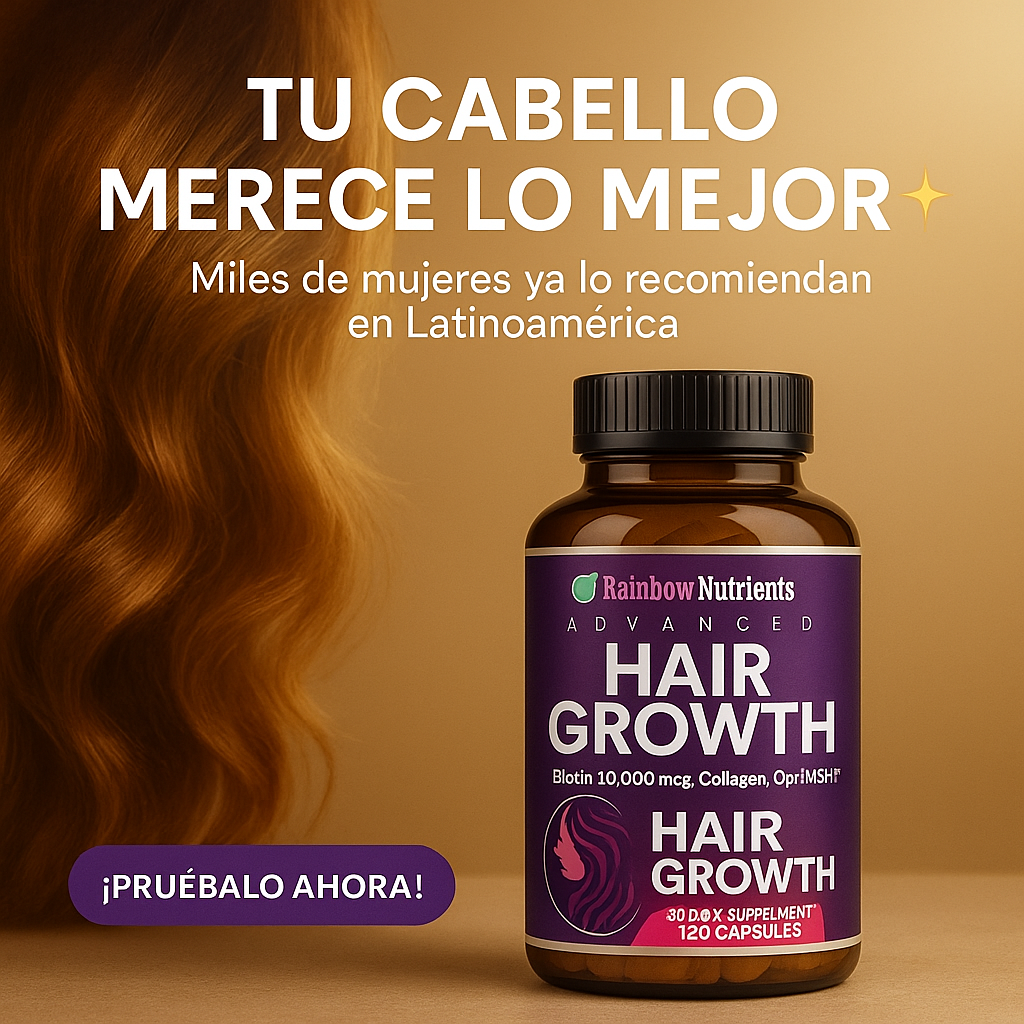 HAIR GROWTH® 120 CAPS: ¡FRENA LA CAÍDA Y REACTIVA EL CRECIMIENTO DE TU CABELLO! - Todo y mas 